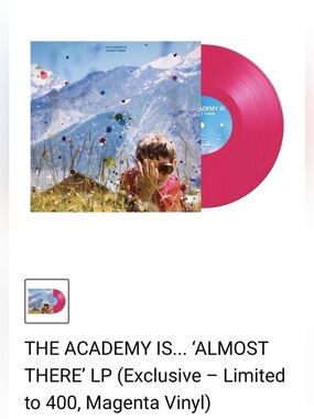 THE ACADEMY IS... 'Almost There' Magenta Vinyl LP